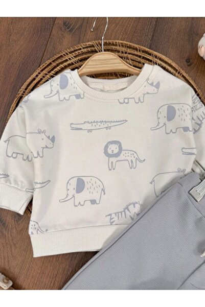 Kids Kingdom Cotton Seasonal Crew Neck 2-Piece Baby Boy Set