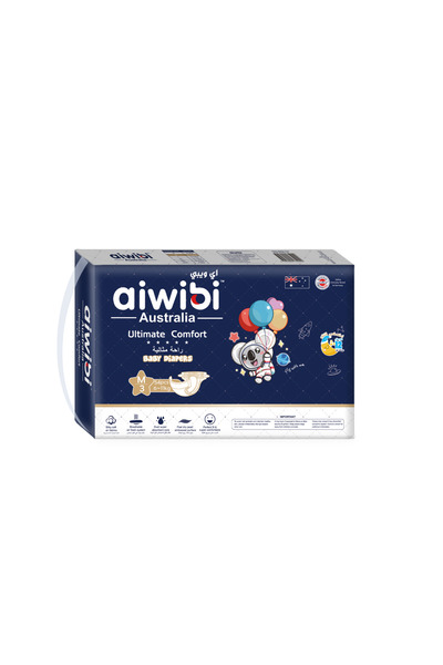 Aiwibi baby diapers ultimate comfort size 3-54pcs (6-11kg)