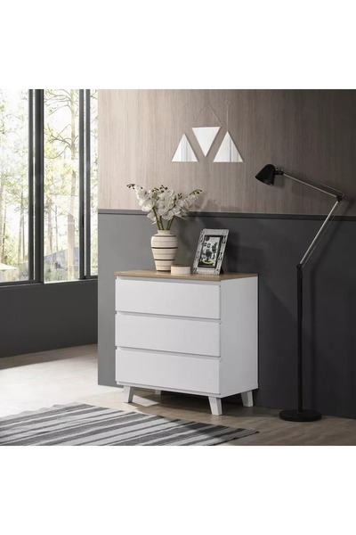 Home Box Kulltorp Plus Chest of 3-Drawers with Legs