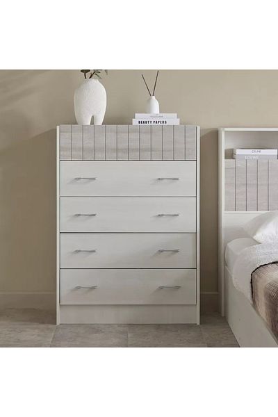 Home Box Liverpool Chest of 5-Drawers