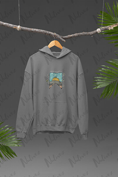 Nulivez هودي كبير الحجم مطبوع بتصميم فلسطيني عالي الجودة للجنسين