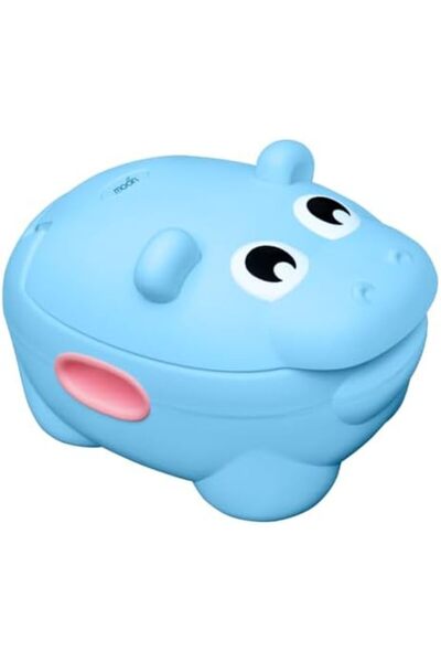The Moon Brand Baby Potty Hippo with PU Cushion - Portable Trainer - Easy Clean Removable Tank