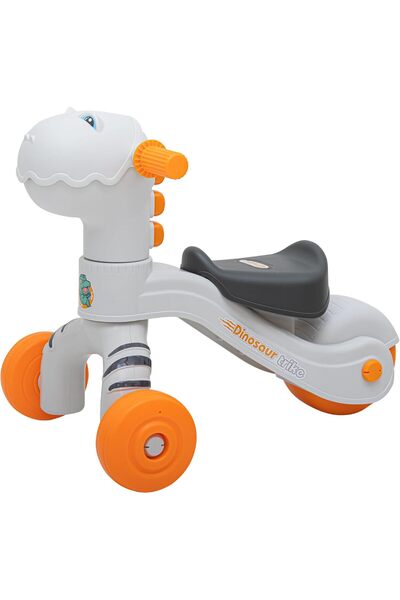 THE MOON Brand Dino Trike Baby Balance Bike Learning Fun Dinosaur Trike with Front Storage Space, Mu