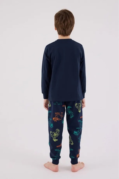 ROLY POLY 100% Cotton Circle Neck Long Sleeve Boy's Pajama Set