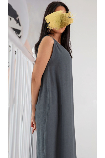 outline Gray abaya dress