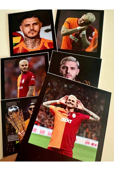 Pankart Evi 6Pcs Icard Photocard Set - Polaroid Photo Printing - Decorative Board Photo Card Fan