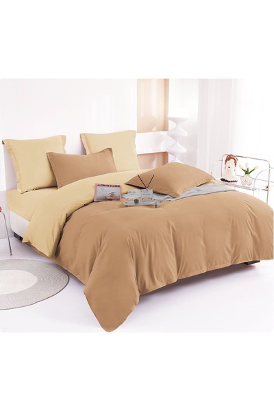 CHIRASO CHIRASO Linen, FINE THICK, TWO-COLOURED Classic Sheet 230x250cm, Duvet Cover 200x230cm, 4 Pillowcases