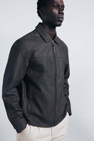 Springfield Faux leather jacket