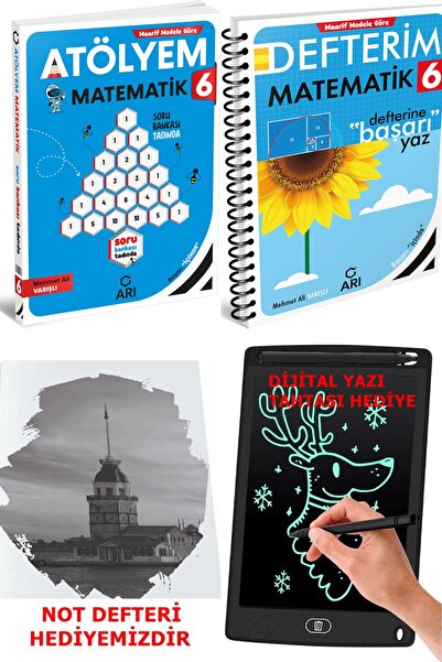 Arı Yayıncılık 2025-2026 6. Sınıf Matematik Defterim Ve Atölyem Konu Anlatıml...