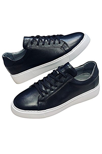 KAFKASLAR AYAKKABI Ανδρικά παπούτσια με λευκή επίπεδη σόλα Μοντέλο από γνήσιο...