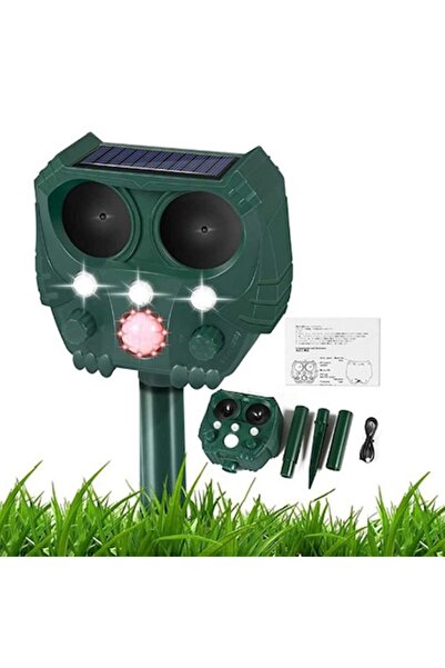 OnliShop Dispozitiv cu ultrasunete repelent pentru păsări, rozătoare, insecte...