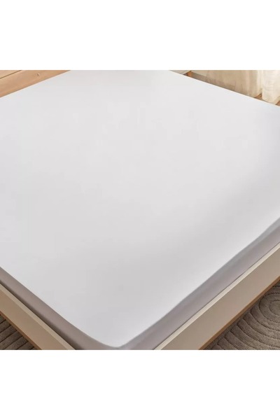 Home Box Grande Affordables White Haven Geta King/Super King Percale Cotton Flat Sheet - 270x260 cm
