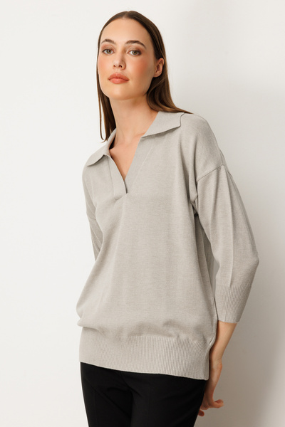 ON Πλεκτό πουλόβερ με τριών τέταρτων μανίκια-65301