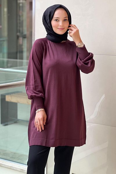 Nuss Balloon Arm Mercerized Tunic