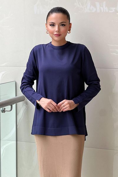 Nuss Reglan Sleeve Mercerized Tunic