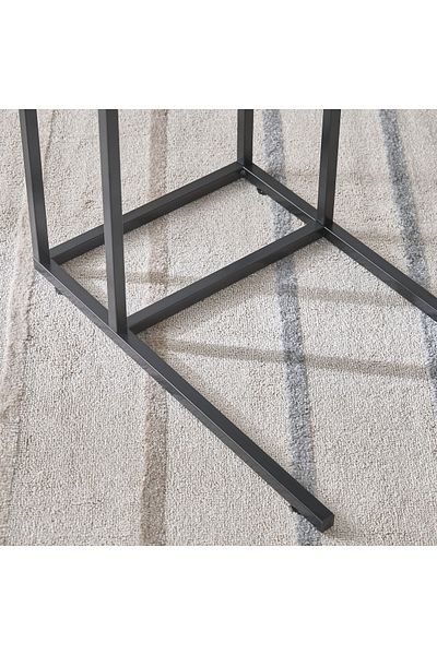 Home Box Arc/Ory Glass Top Laptop Table