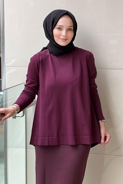 Nuss Reglan Sleeve Mercerized Tunic