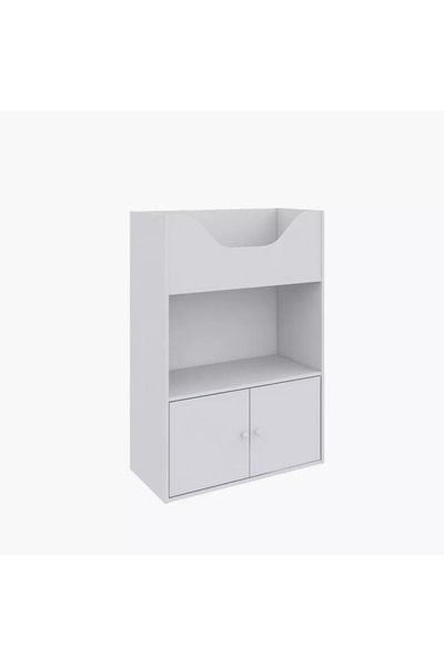 Home Box Vanilla Cody 2-Door Kids Cabinet Bookcase