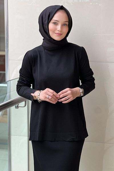 Nuss Reglan Sleeve Mercerized Tunic