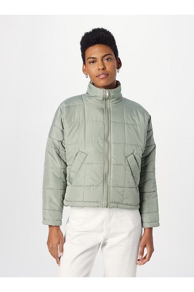 About You Green Dotta short quilted jacket