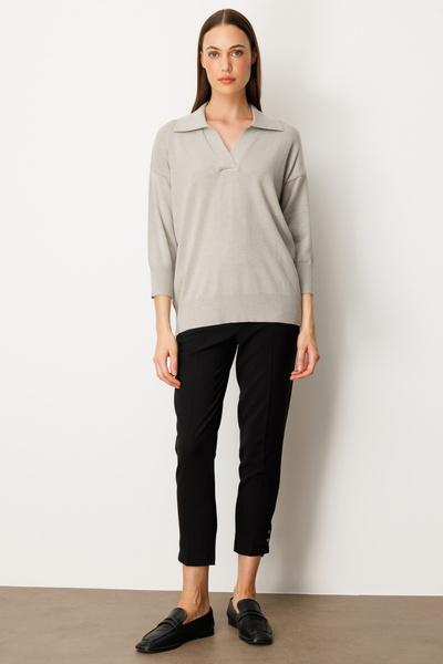 ON Πλεκτό πουλόβερ με τριών τέταρτων μανίκια-65301