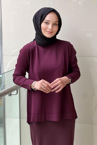 Nuss Reglan Sleeve Mercerized Tunic
