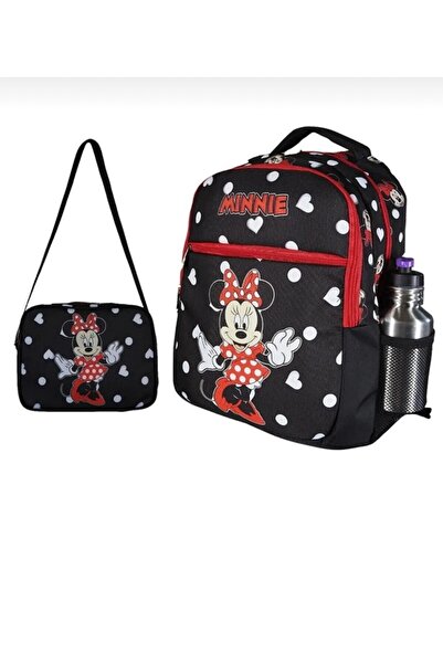 MUBX İlk Okul Çantası 2'li Set Ilkokul Çantası Mickey Mouse Desenli Yüksek Ka...