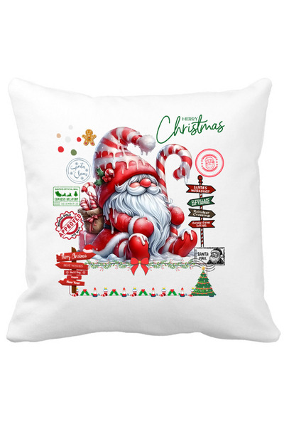 OEM Christmas decorative pillow 40x40 cm with festive print