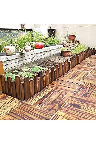 genric سياج حديقة FFD سياج خشبي DIY سياج خشبي حديقة حدود نباتات حافة قابلة لل...