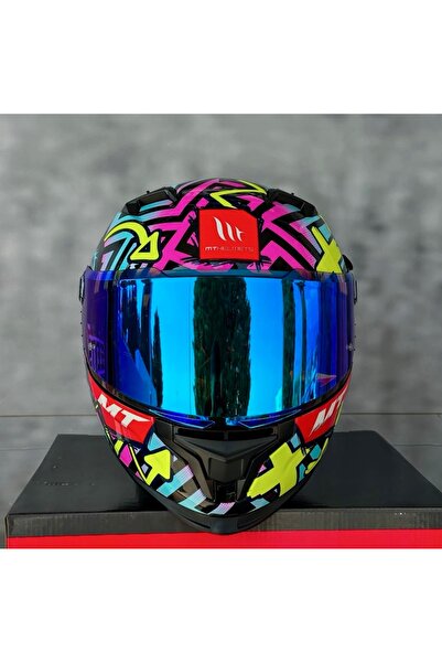 MT Helmets Braker Sv solid kask (+1 şeffaf vizörlü) gönderilecektir