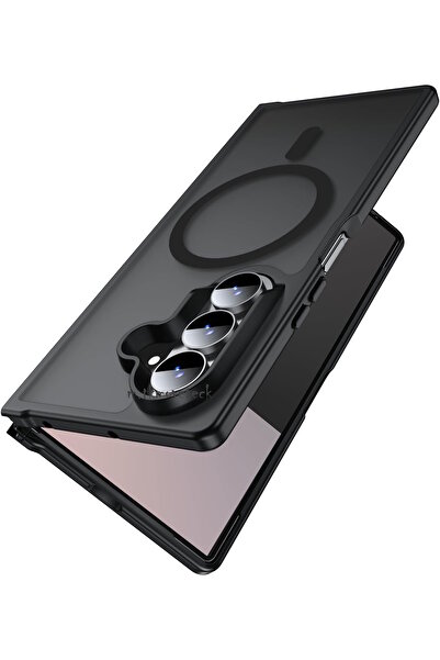 m.tk moveteck Samsung Galaxy Z Fold 7 Kılıf Kamera Çıkıntılı Magsafe Şarj Des...