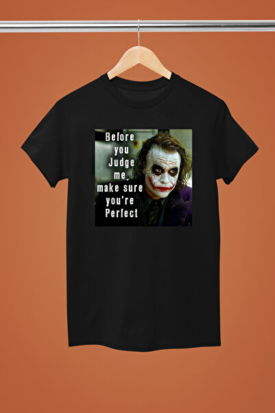 MAGORS Joker Quotes Printed Cotton Short Sleeve Regular Fit Tshirt