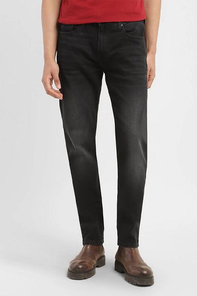 Levi's Men's 512 Slim Tapered Fit Mid Rise Black Jeans