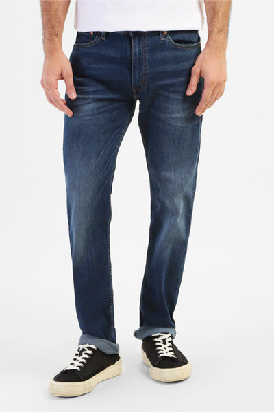Levi's Men's 513 Slim Straight Fit Mid Rise Blue Jeans