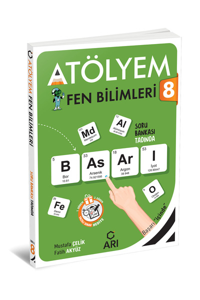 Arı Yayıncılık 2025-2026 8.Sınıf Atölyem Fen Bilimleri Soru Bankası Yeni Müfr...
