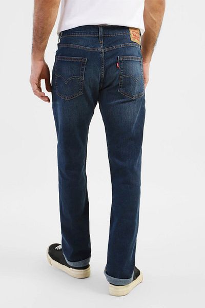 Levi's Men's 513 Slim Straight Fit Mid Rise Blue Jeans