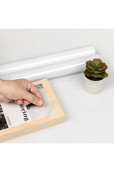 Mersi SHOP Şeffaf Eşya Koruyucu Film – 5 Metre x 60 cm PVC Yapışkanlı Mobilya...