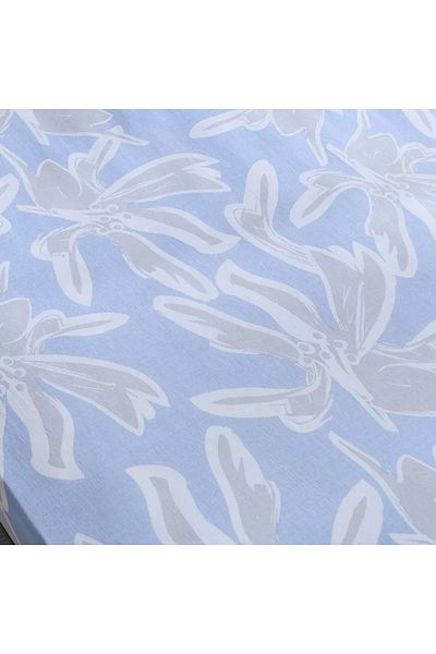 Home Box Malta Evelyn Printed Cotton Twin Flat Sheet - 170x260 cm
