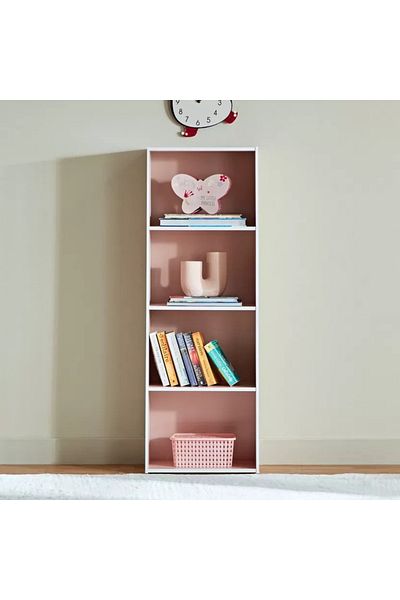 Home Box Vanilla Junior 4-Tier Bookcase