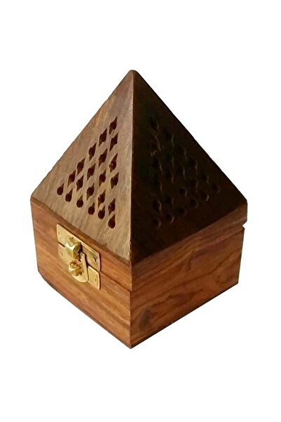 Generic موزع هرمي - بني 7.5 × 7.5 × 12 سم