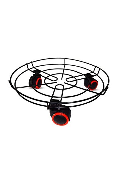 RONA Gas cylinder holder with wheels for easy movement, 34 cm, black