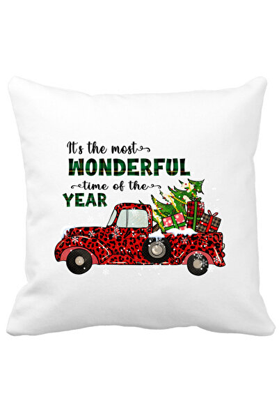 OEM Perna Craciun 40x40 cm cu brad si globuri