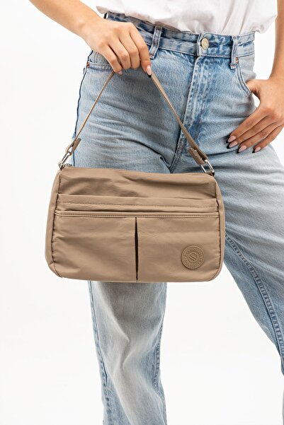 Çanta Trend Γυναικεία τσάντα χεριού και ώμου με χιαστί λουράκι με 5 διαμερίσμ...