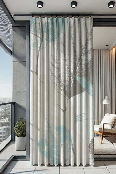 sizenelazım Su Geçirmez Desenli Oxford Balkon Perdesi Güneşlik ve Yağmurluk R...