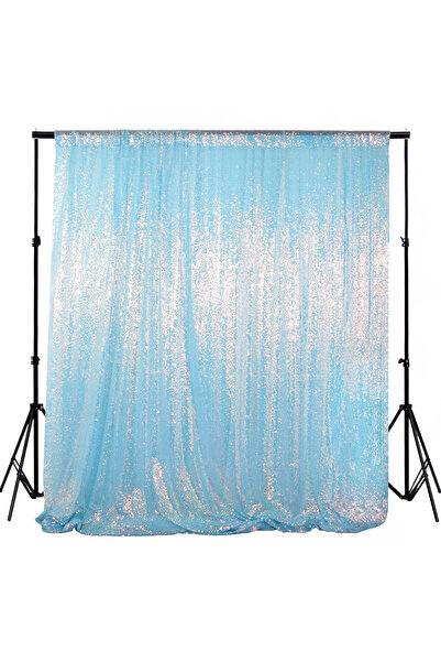 OEM Fundal foto cu ramă detașabilă și material cu paiete 200x300cm