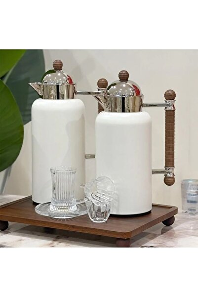 rexa طقم ترمس شاي وقهوة لالوزا - 1 لتر + 0.7 لتر