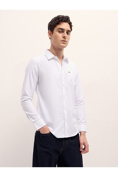 The Bear House Men's Regular Fit Cotton Shirt Long Sleeves Casual & Formal Soft Fabric