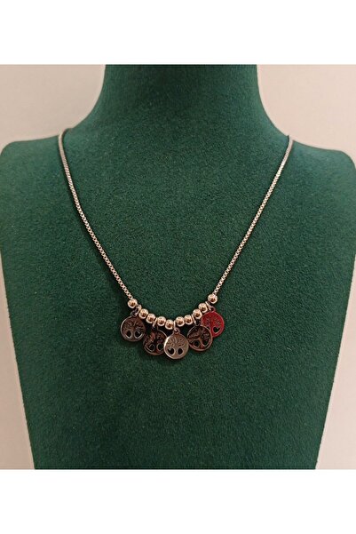 Monalisa Home قلادة فضية اللون فاخرة ذات شكل مميز