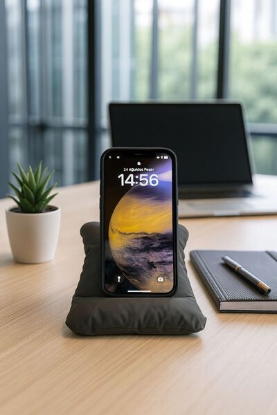 NOVATECH İNOVASYON Suport pentru telefon cu aspect de pernă Suport pentru tel...