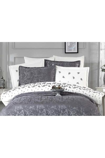 Dantelux 9 Piece Palmera Bridal Set - Anthracite